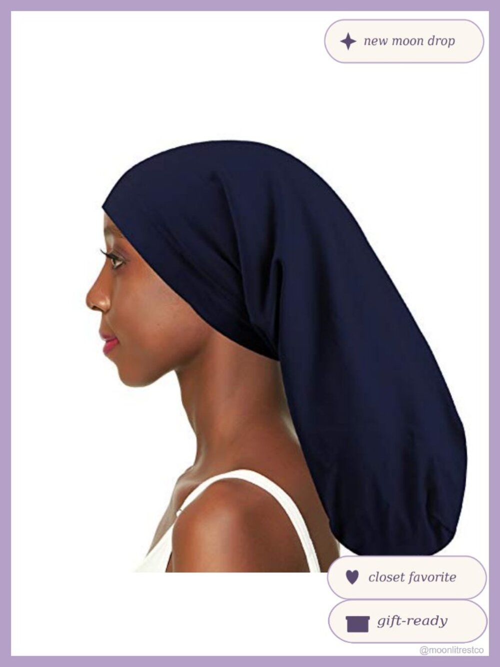 Adjustable Satin Lined Sleep Caps for Braids Dreadlocks Curly Hair